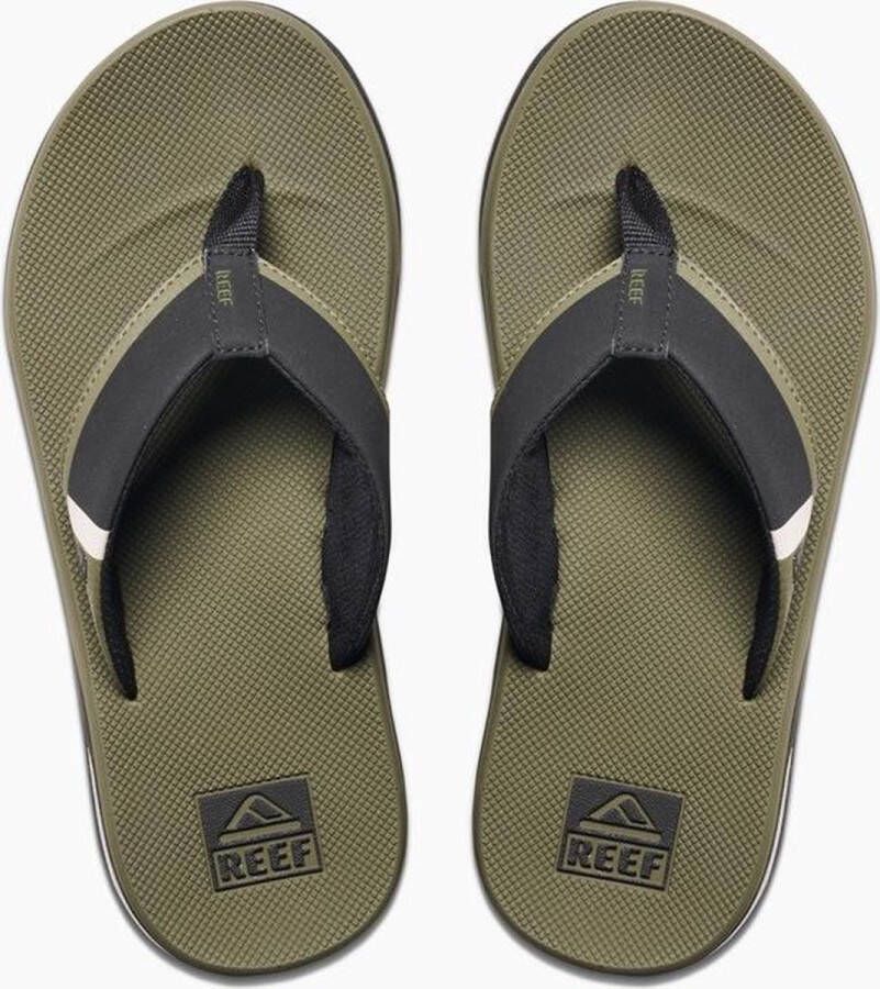 Reef Fanning Low Olive Heren Slippers Olijfgroen