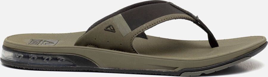 Reef Fanning slippers blauw Imitatieleer