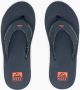 Reef FANNING NAVY ORANGE TROPIC Heren Slippers navy orange tropic - Thumbnail 1