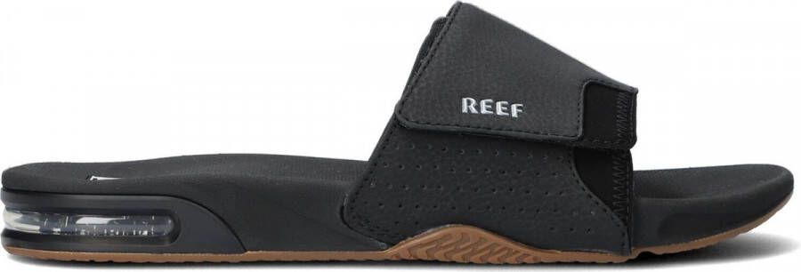 Reef Fanning Slideblack Silver Heren Slippers Zwart Zilver - Foto 5
