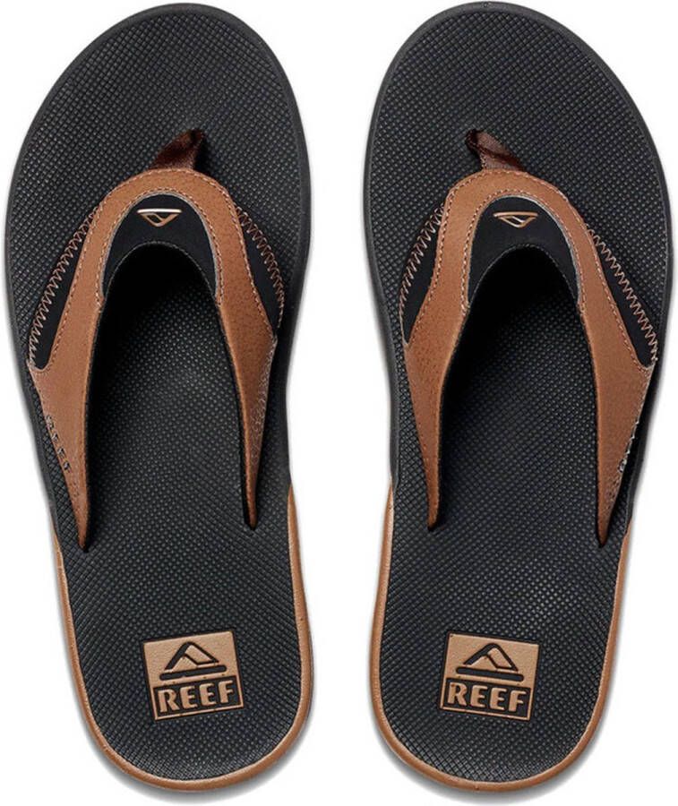 Reef Fanning Zwart Bruin Heren Slippers CI8102