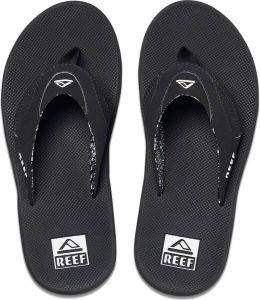 Reef Fanning slippers dames zwart