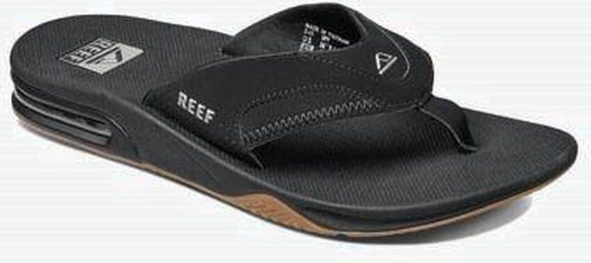Reef Fanningblack Silver Heren Slippers Zwart Zilver - Foto 4