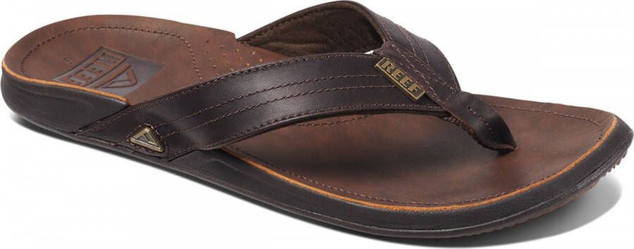 Reef J Bay III Heren Slippers Dark Brown