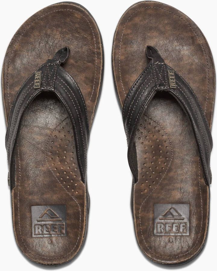 Reef J-Bay Iiidark Brown Dark Brown Heren Slippers Donkerbruin