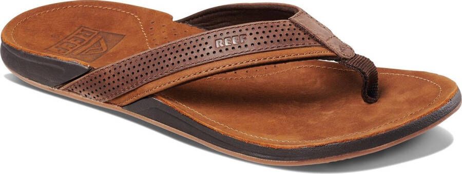 Reef J Bay Perf Heren Slippers Java Caramel