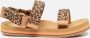 Reef Little Ahi Convertible sandalen met panterprint zwart beige Meisjes Textiel 28 - Thumbnail 6