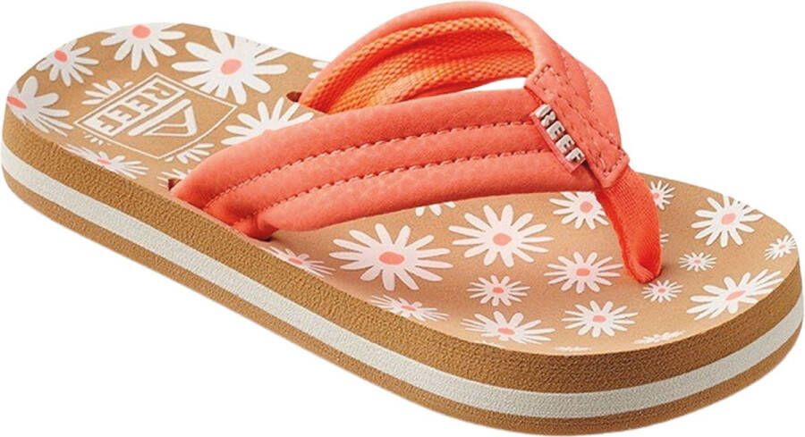 Reef Kids Ahi Daisy Meisjes Slippers Zand Roze