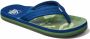 Reef Kids Ahi Jongens Slippers Donkerblauw - Thumbnail 2