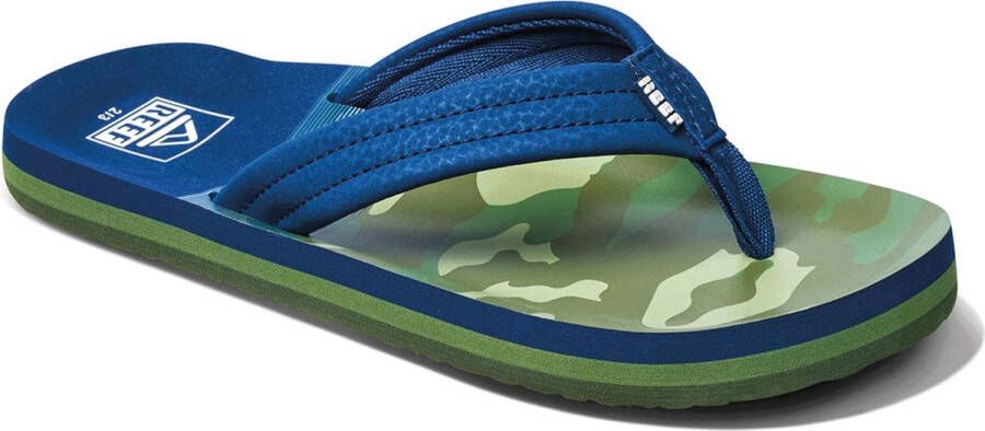 Reef Kids Ahi Jongens Slippers Donkerblauw