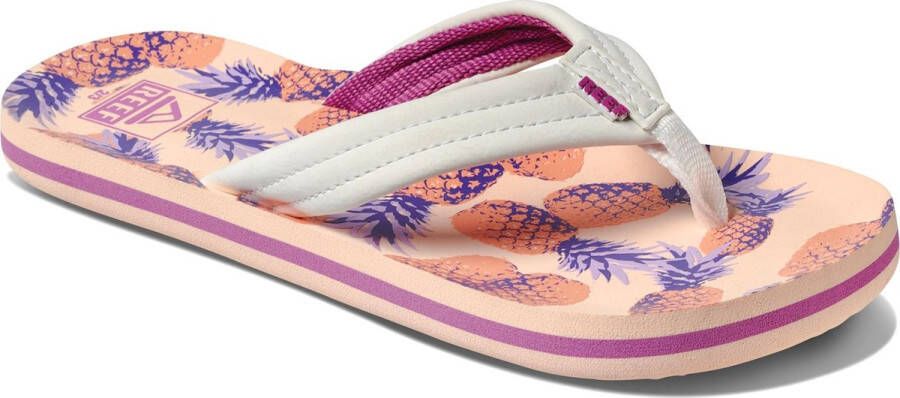 Reef Kids Ahi Meisjes Slippers Coral Pineapples