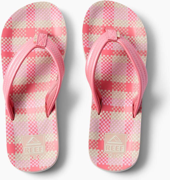 Reef KIDS AHI PINK PLAID Meisjes Slippers pink plaid