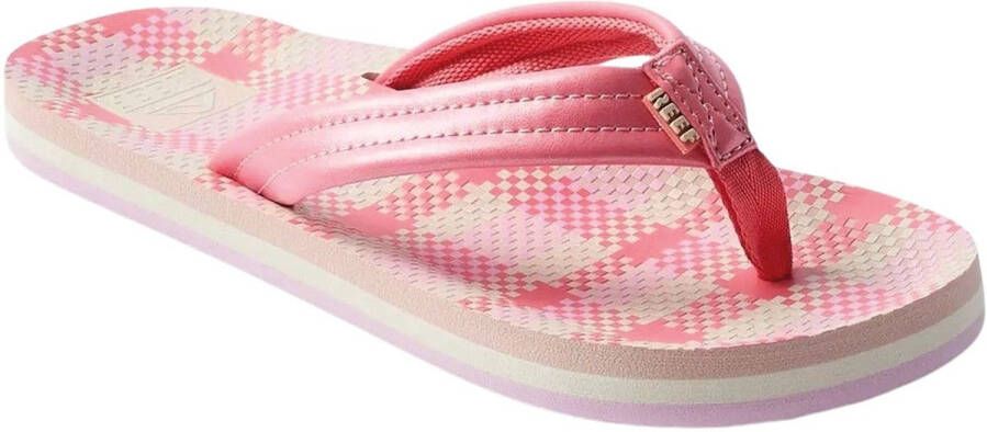Reef KIDS AHI PINK PLAID Meisjes Slippers pink plaid