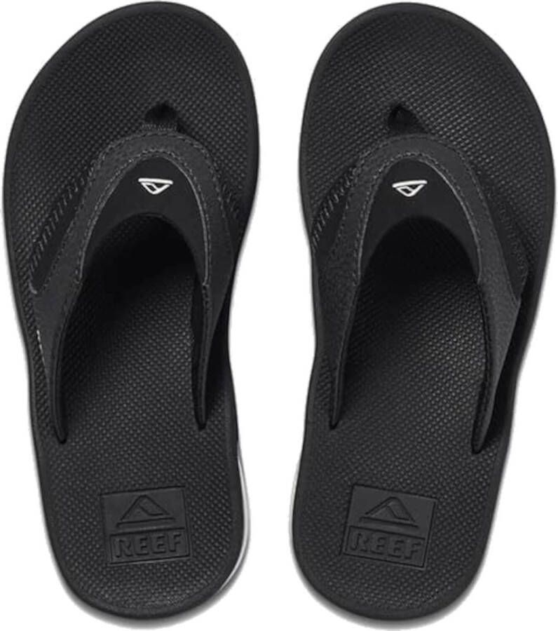 Reef Kids Fanning Jongens Slippers Zwart