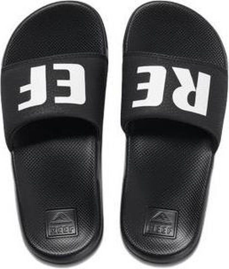 Reef Kids One Slide Jongens Slippers Black White