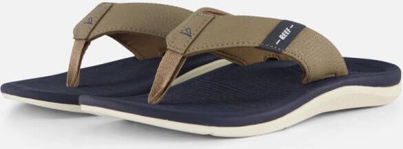 Reef KIDS SANTA ANA NAVY KHAKI Jongens Slippers navy khaki