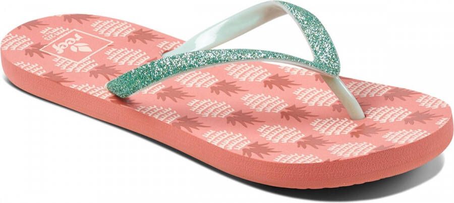 Reef Kids Stargazer Prints Meisjes Slippers Pineapple