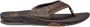 Reef Leather Fanningdark Brown Heren Slippers Donkerbruin - Thumbnail 3