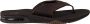 Reef Leather Fanningdark Brown Heren Slippers Donkerbruin - Thumbnail 3