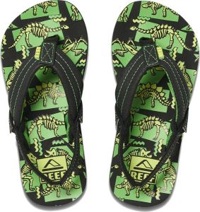 Reef Little Ahi Glow Kinder Teenslippers 5156-din Kleur Groen c