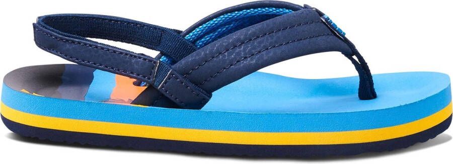 Reef Little Ahi Jongens Slippers Blue Hawaii