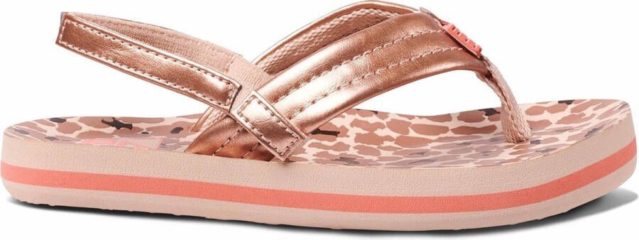 Reef Slippers Little Ahi Cheetah RF002199CEE Roze-25 26