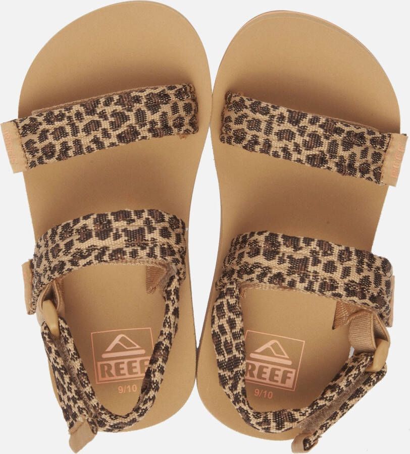 Reef Little Ahi Convertible sandalen met panterprint zwart beige Meisjes Textiel 28 - Foto 5