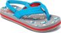 Reef Little Ahi teenslippers met hielbandje blauw grijs EVA 23-24 - Thumbnail 1