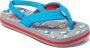 Reef Little Ahi teenslippers met hielbandje blauw grijs EVA 21-22 - Thumbnail 1