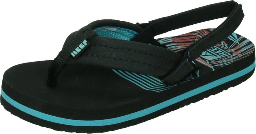 Reef little ahi teenslippers in de kleur blauw