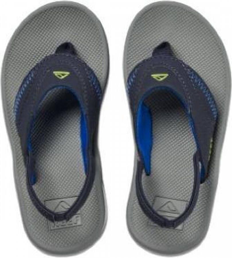 Reef Little Fanning Jongens Slippers Navy Lime