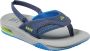 Reef Kid's Little Fanning Sandalen maat 11K 12K blauw - Thumbnail 1