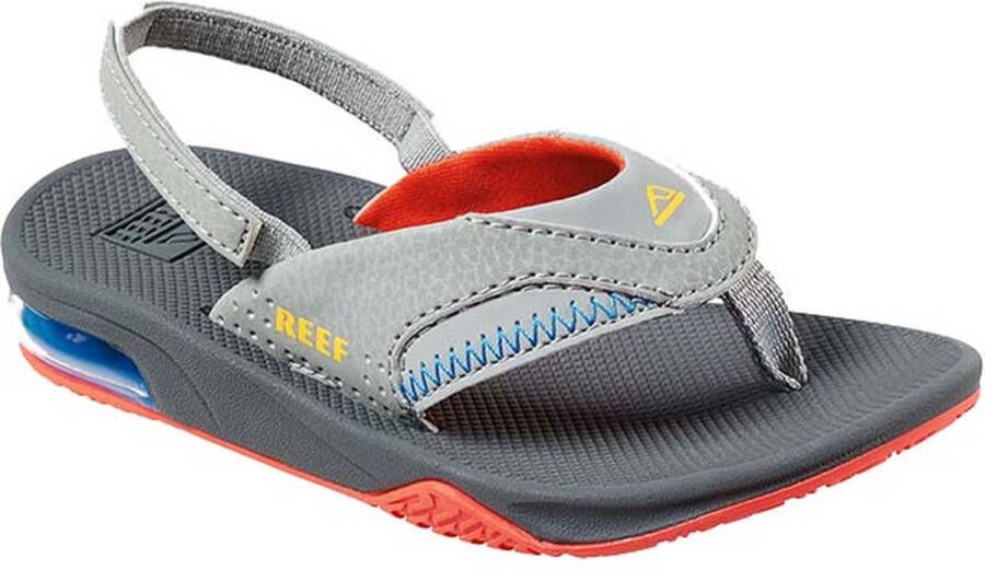 Reef Little Fanning Jongens Slippers Red Yellow