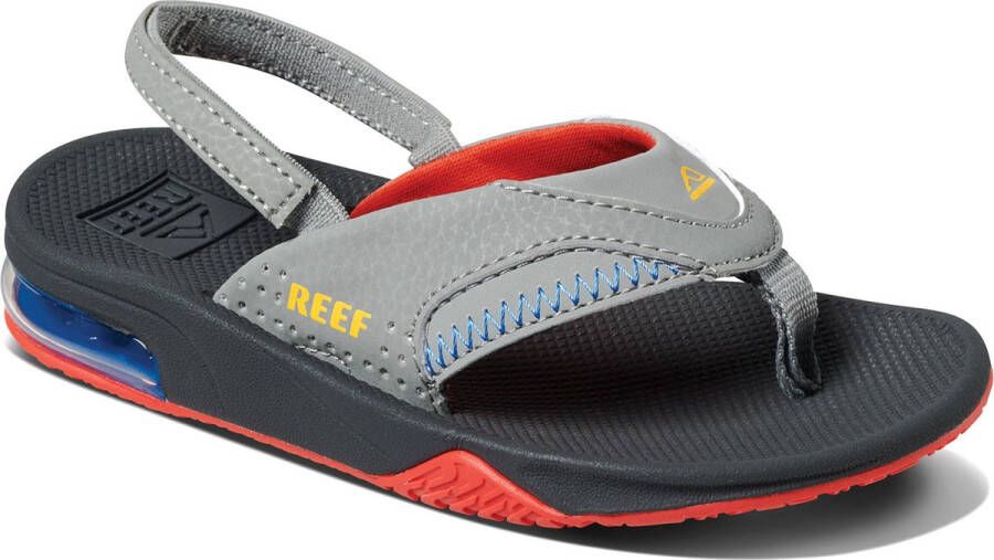 Reef Little Fanning Jongens Slippers Red Yellow