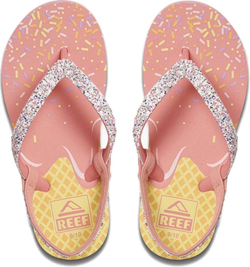 Reef Little Stargazer Prints Kinder Teenslippers Rf005154-icr Kleur Roze c