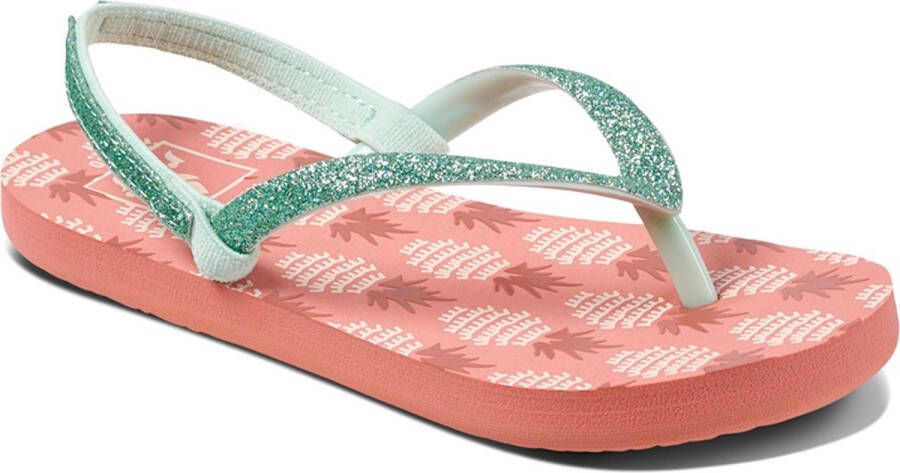 Reef Little Stargazer Prints Meisjes Slippers Pineapple