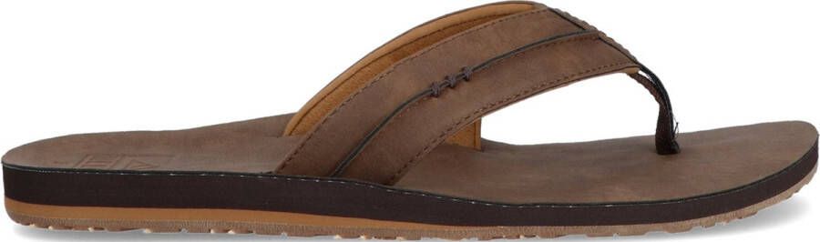 Reef Bruin Tinten Marbea Slide Teenslippers Zomer slippers Heren Bruin