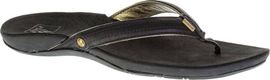 Reef MISS J -BAY Slippers Vrouwen Zwart Goud