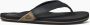 Reef Newportblack Heren Slippers Zwart - Thumbnail 1
