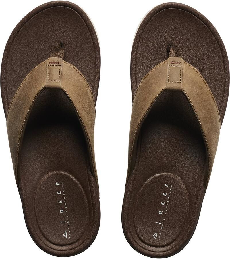 Reef CUSHION BONZER LE Heren Slippers Donkerbruin