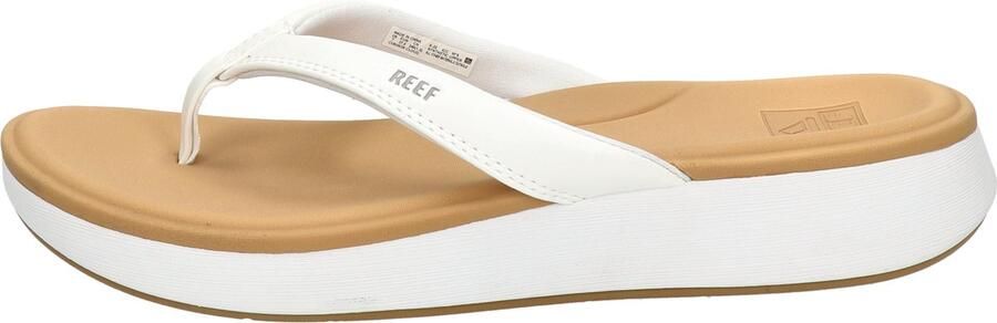 Reef Cushion Cloud Slippers Dames synthetische slippers White Tan - Foto 13