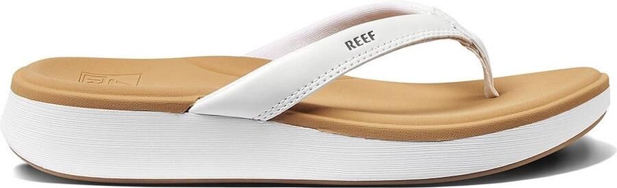 Reef Cushion Cloud Slippers Dames synthetische slippers White Tan - Foto 17