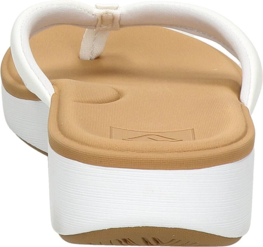 Reef Cushion Cloud Slippers Dames synthetische slippers White Tan - Foto 6
