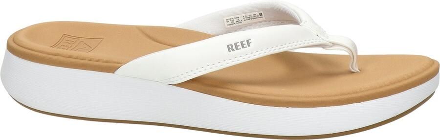 Reef Cushion Cloud Slippers Dames synthetische slippers White Tan - Foto 15