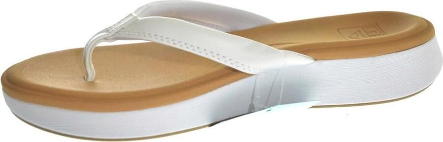 Reef Cushion Cloud Slippers Dames synthetische slippers White Tan - Foto 14