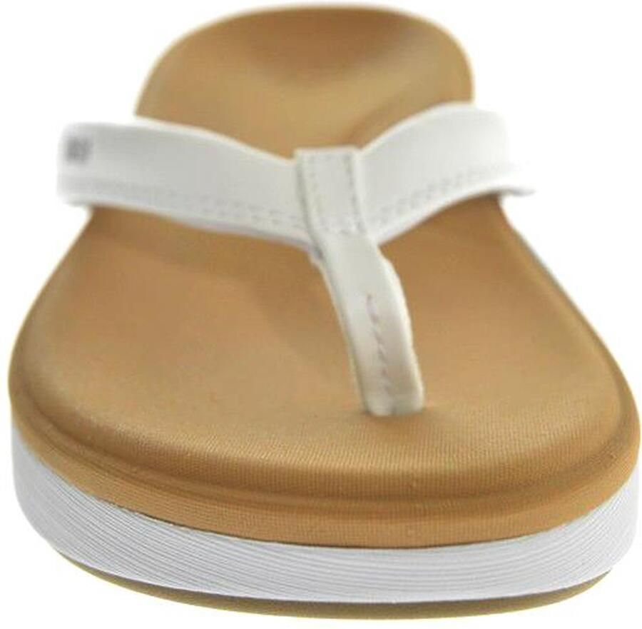 Reef Cushion Cloud Slippers Dames synthetische slippers White Tan - Foto 4