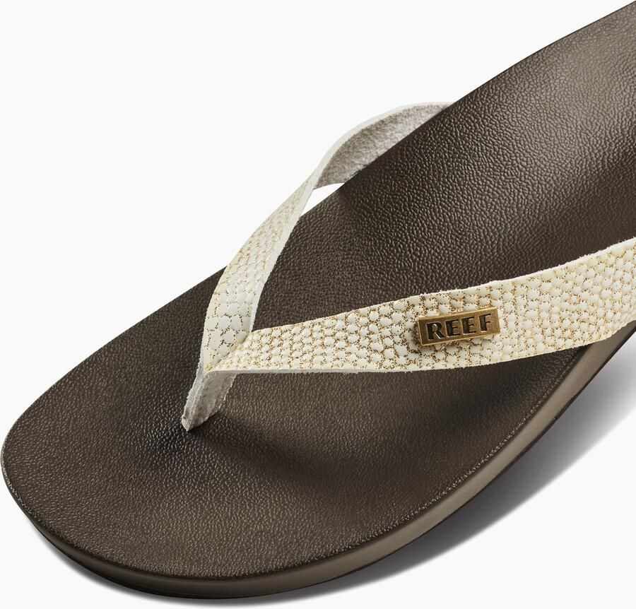 Reef Cushion Court Teenslippers Zomer slippers Dames Wit - Foto 2