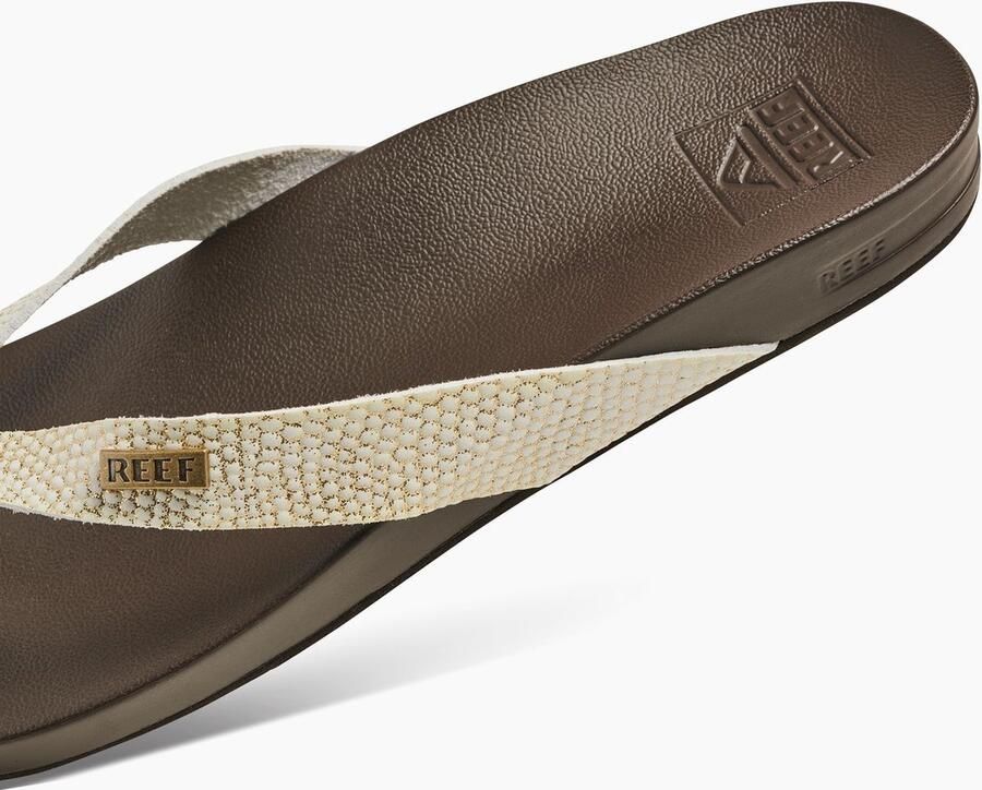 Reef Cushion Court Teenslippers Zomer slippers Dames Wit - Foto 4