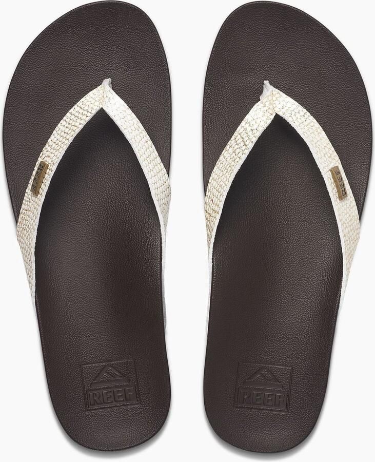 Reef Cushion Court Teenslippers Zomer slippers Dames Wit - Foto 3