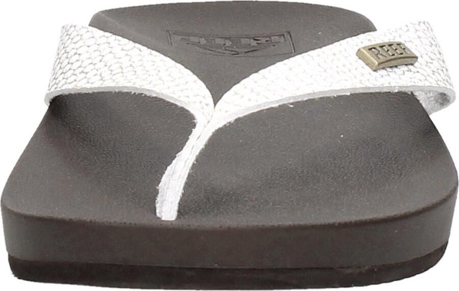 Reef Cushion Court Teenslippers Zomer slippers Dames Wit - Foto 8
